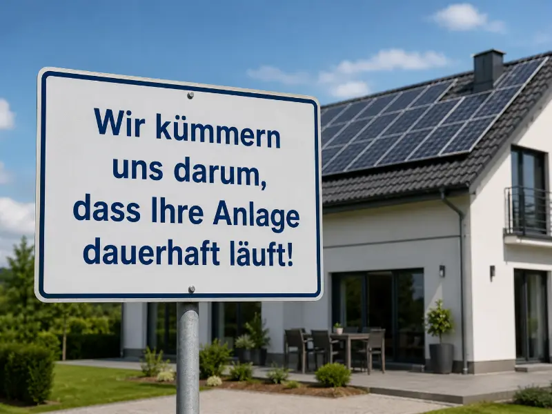 Service und Wartung für Ihre Solaranlage